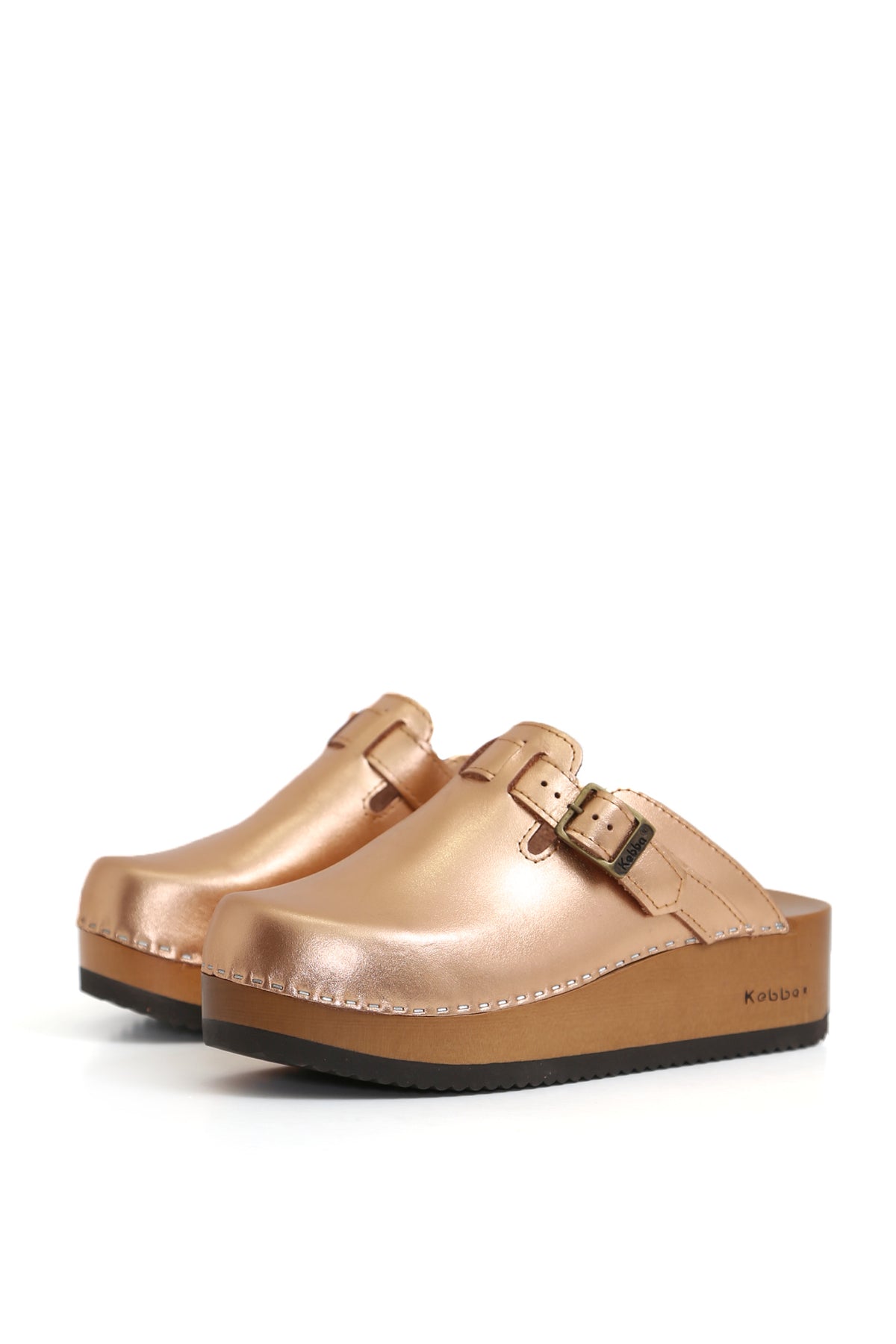 ZUECO MUJER - KEBBA RIEMEN METAL COBRE