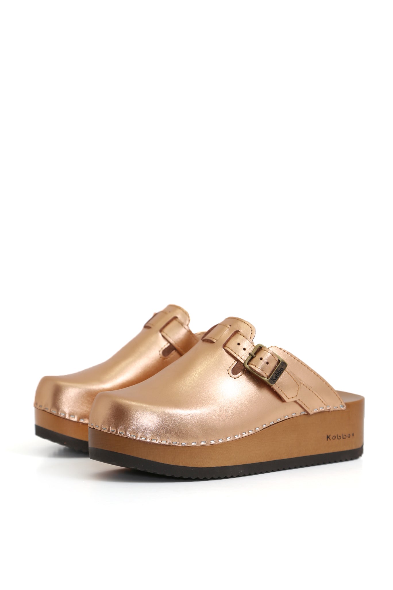 ZUECO MUJER - KEBBA RIEMEN METAL COBRE