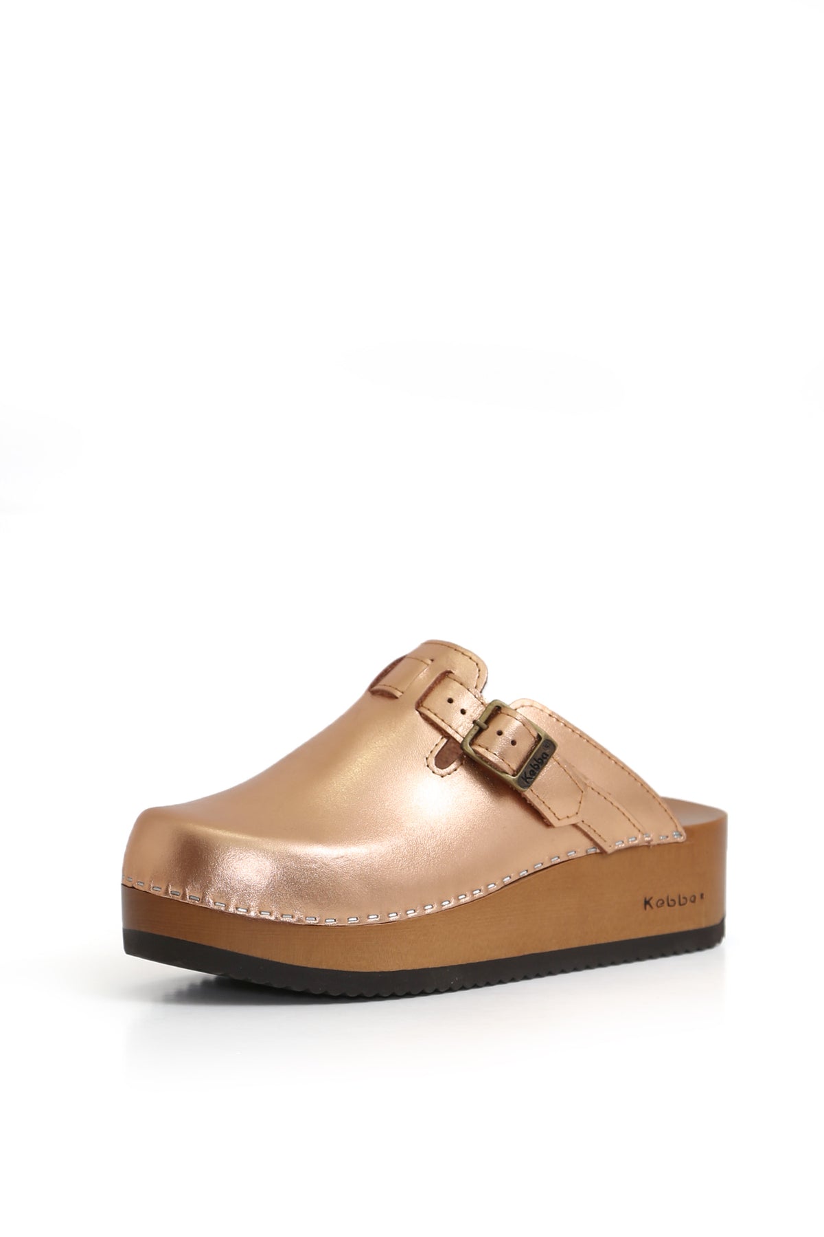 ZUECO MUJER - KEBBA RIEMEN METAL COBRE