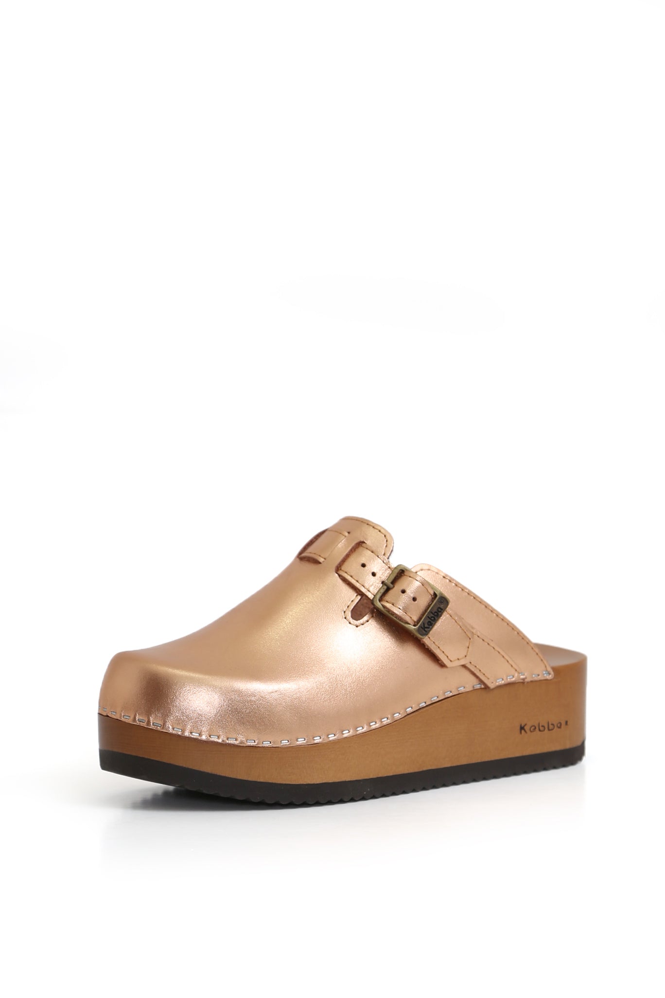 ZUECO MUJER - KEBBA RIEMEN METAL COBRE