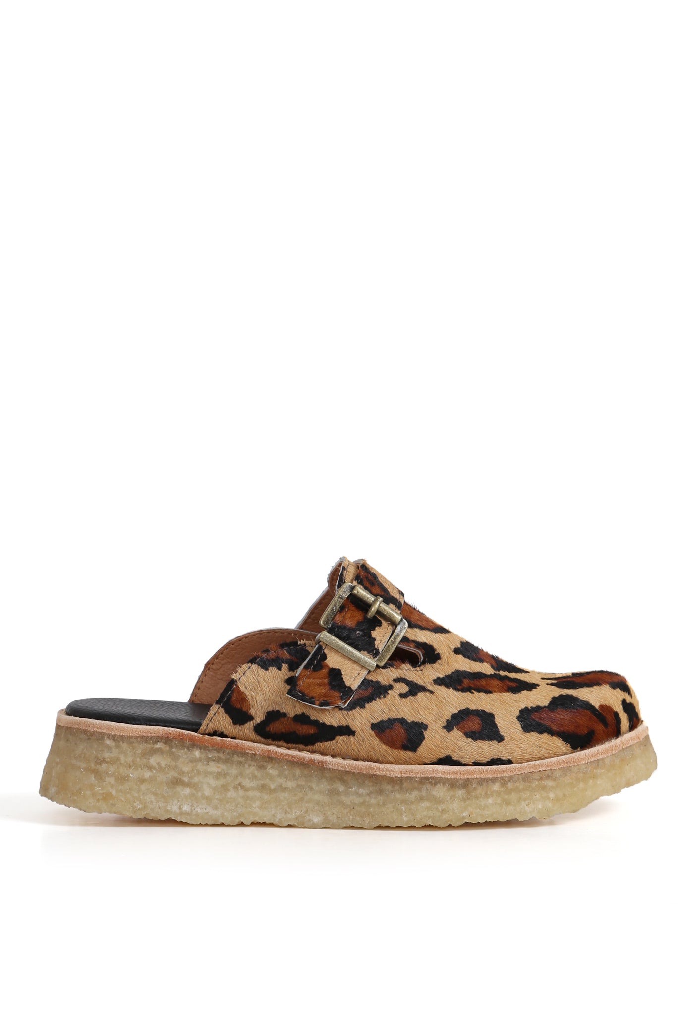 ZUECO TIPO MULE - MAR MONA PANTERA BEIGE