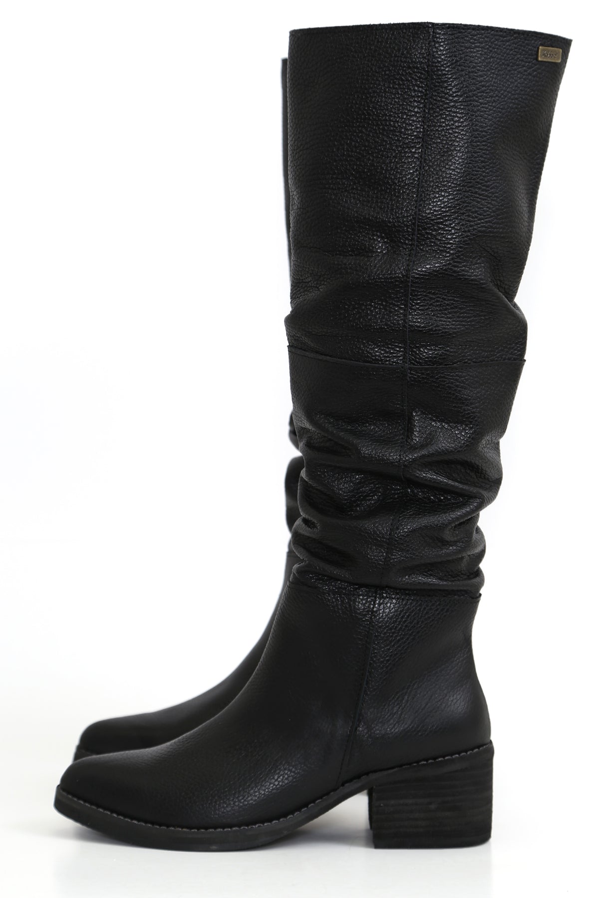 BOTA MUJER - NICOLASA NORUEGA FLOATER NEGRO