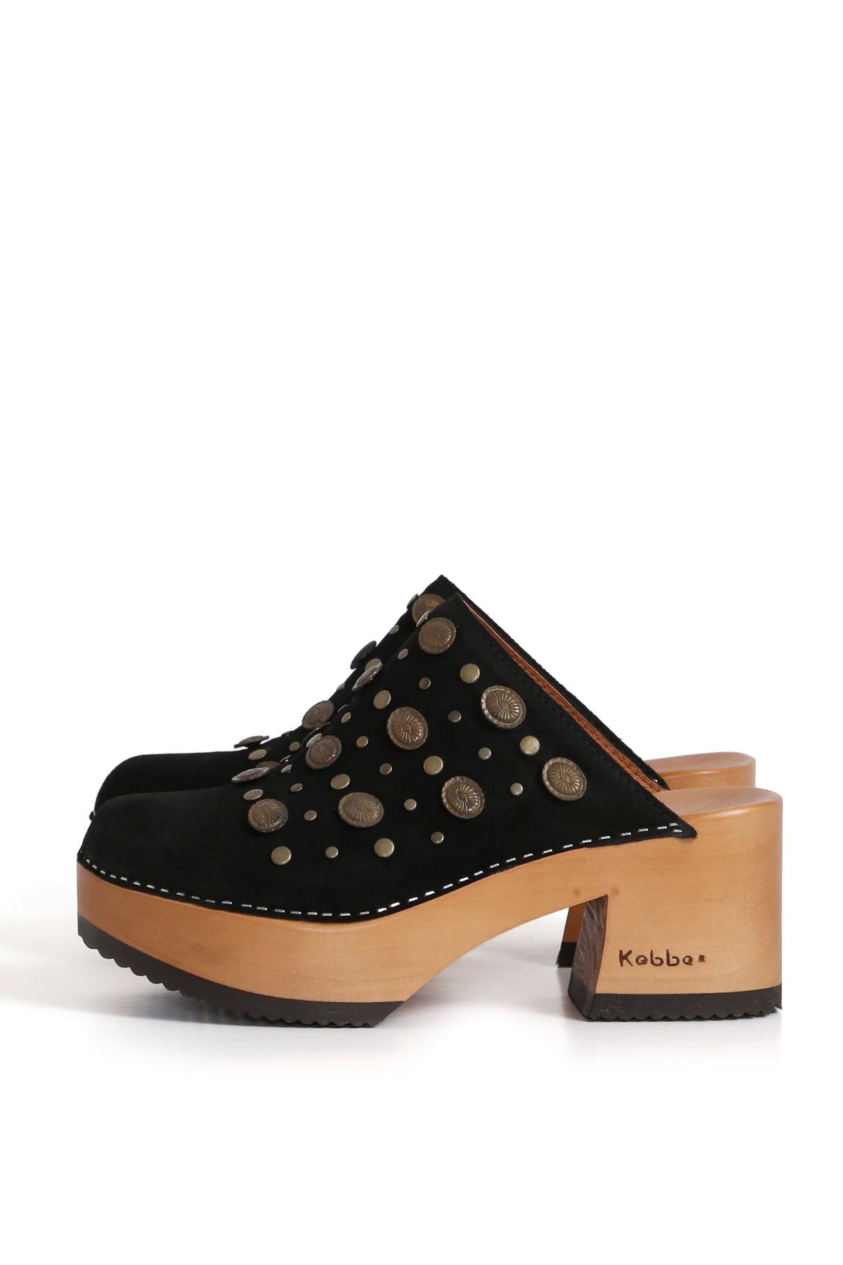 ZUECO MUJER - PAJARO PASTORA RENOBUK NEGRO