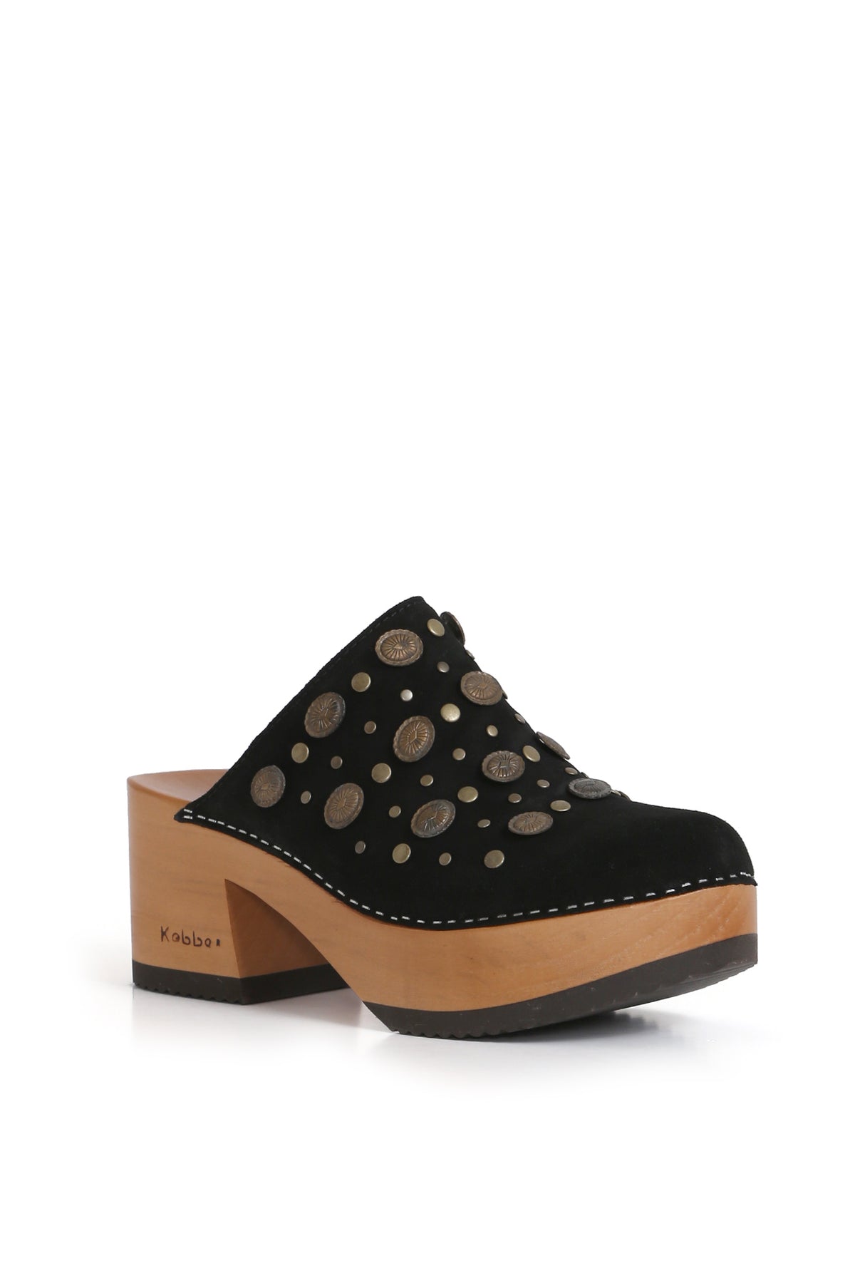 ZUECO MUJER - PAJARO PASTORA RENOBUK NEGRO