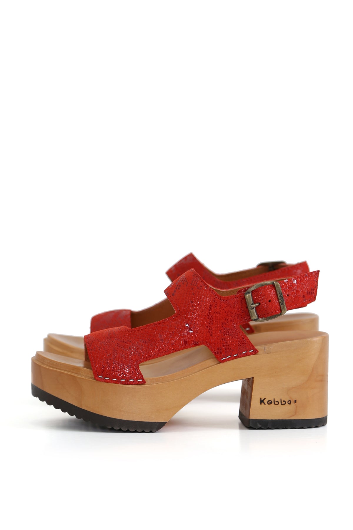 SANDALIA MUJER - PAJARO PIERA DFO 43 ROJO