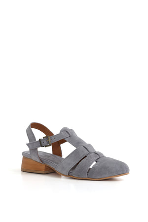 SANDALIA MUJER - POINT ANCUD RENOBUK GRIS PERLA