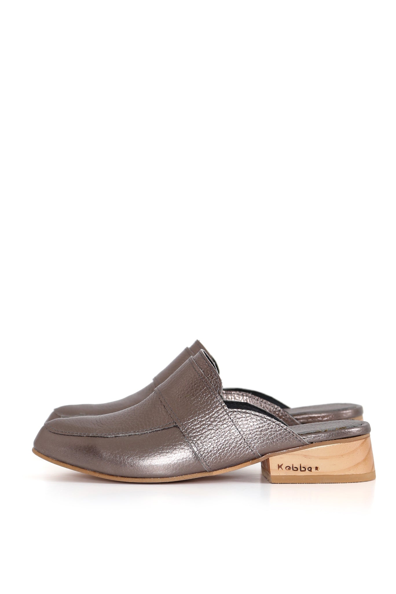 Sandalia Andorra floater peltre con planta Point anatómica de 3,5 cm