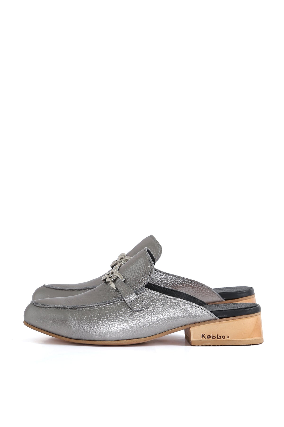 Sandalia Antonia floater peltre con planta Point anatómica de 3 cm