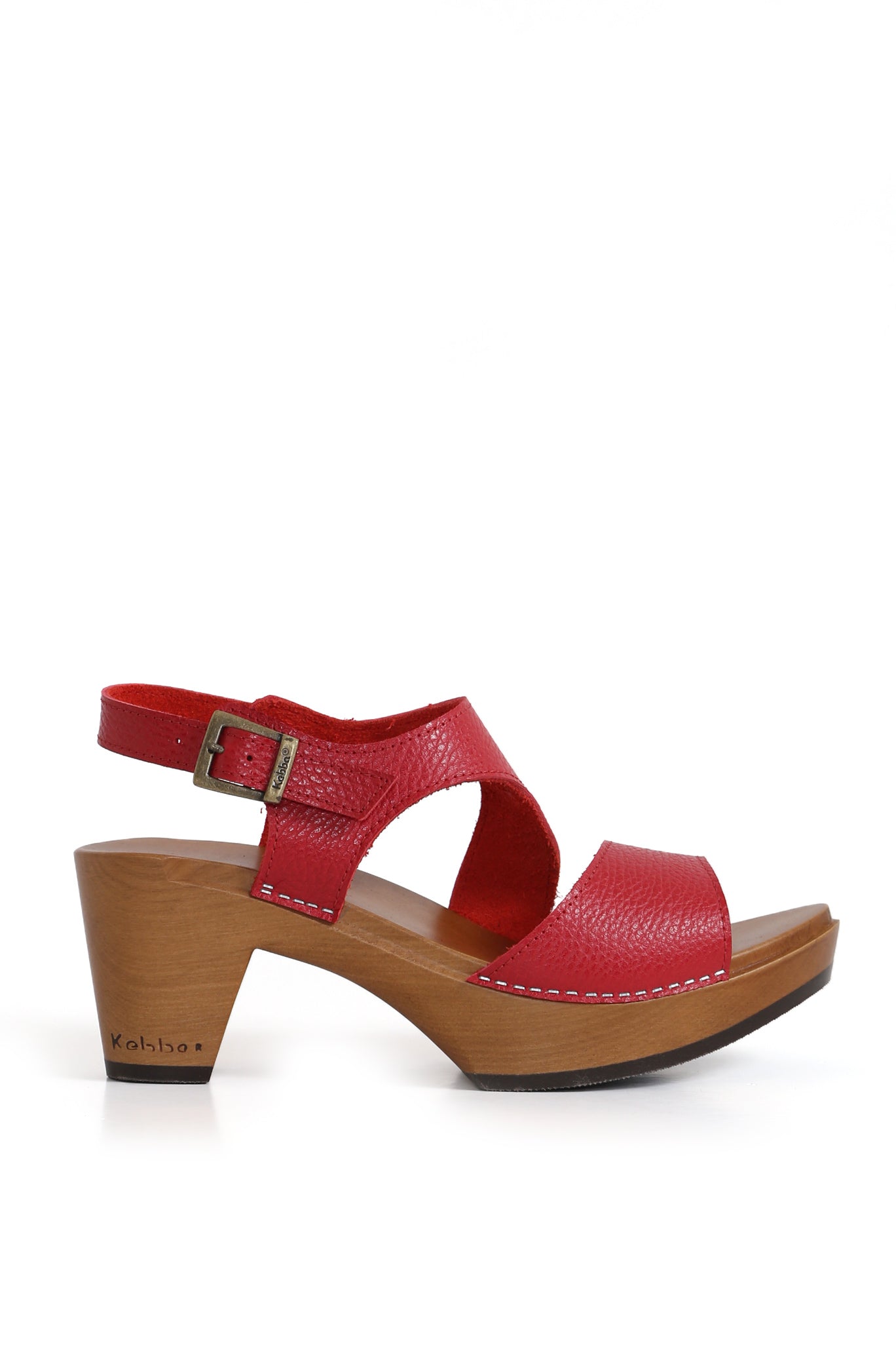 SANDALIA MUJER - TRI TROYA TEXAS ROJO