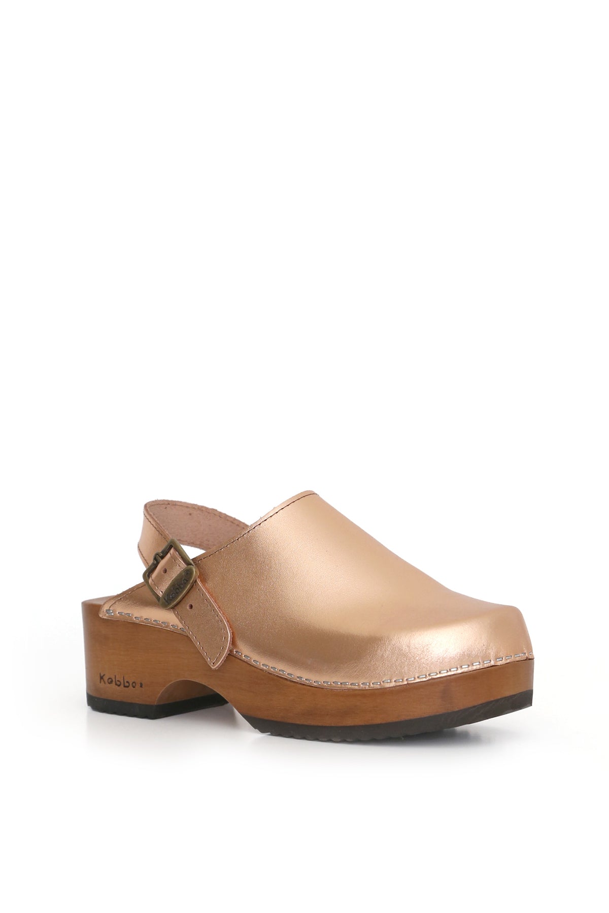 ZUECO MUJER - CLOC TRABA METAL COBRE