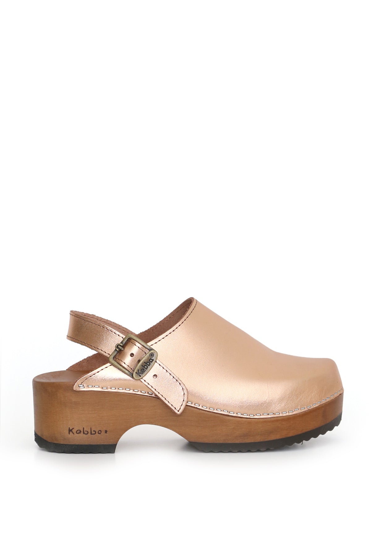 ZUECO MUJER - CLOC TRABA METAL COBRE