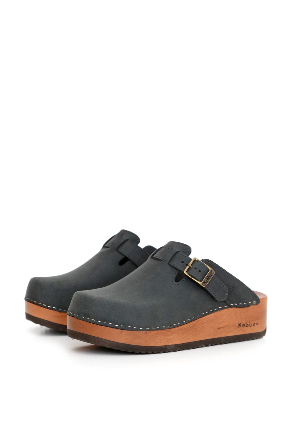 ZUECO MUJER - KEBBA RIEMEN WEST NEGRO