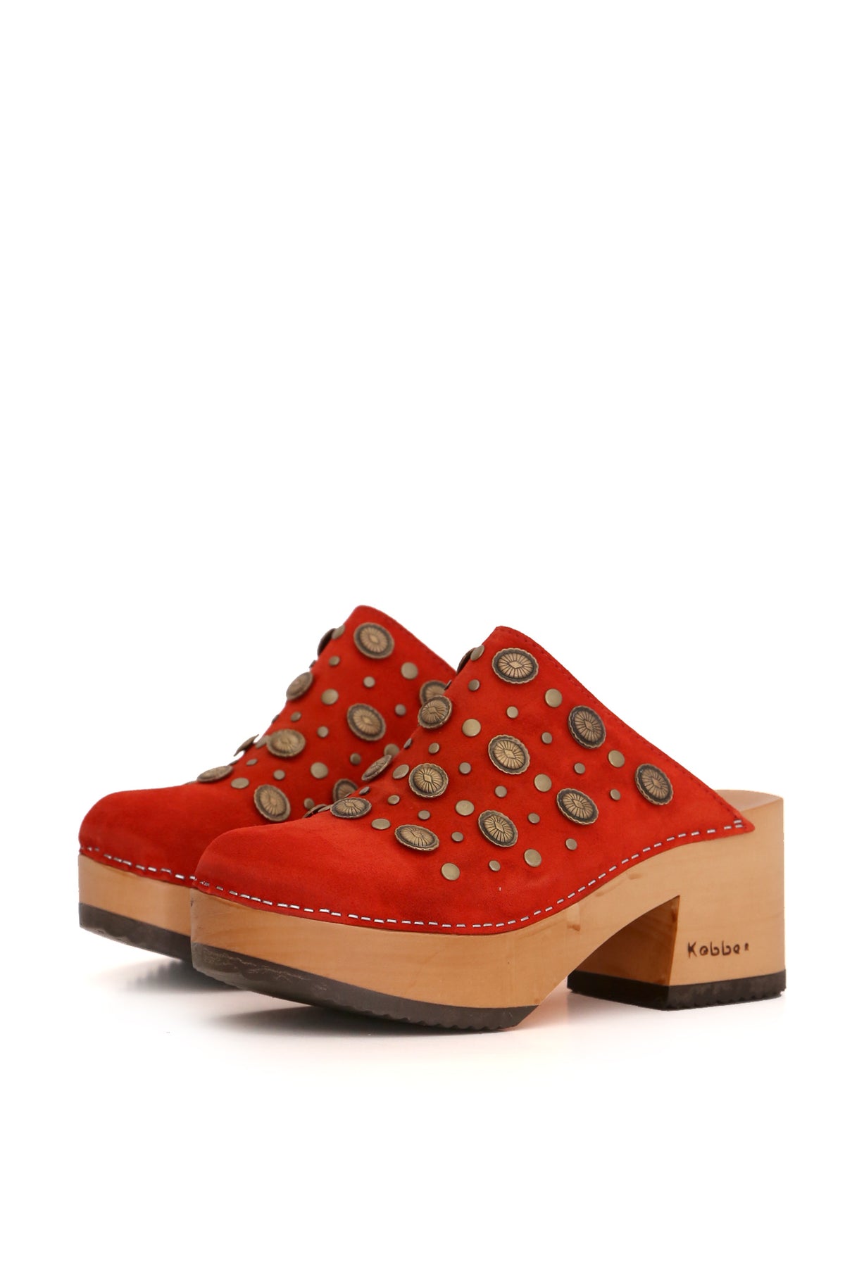 ZUECO MUJER - PAJARO PASTORA RENOBUK ROJO