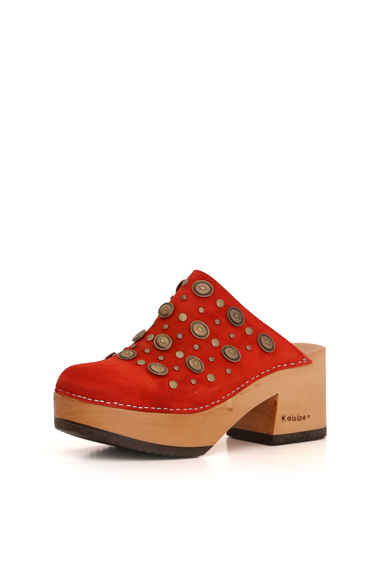 ZUECO MUJER - PAJARO PASTORA RENOBUK ROJO